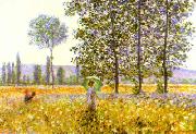 Claude Monet Fields in Spring oil painting artist